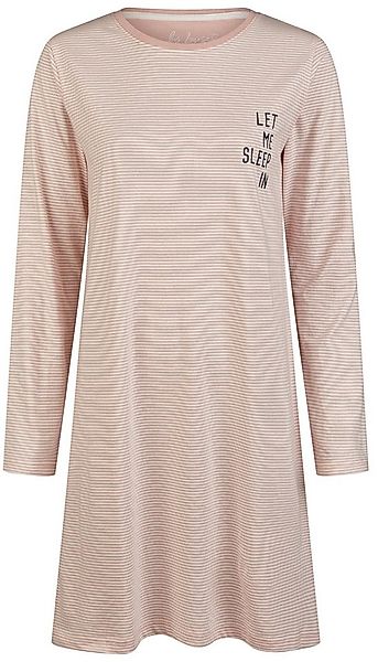 By Louise Nachthemd Damen Schlafshirt mit langem Arm (1-tlg) Baumwolle günstig online kaufen