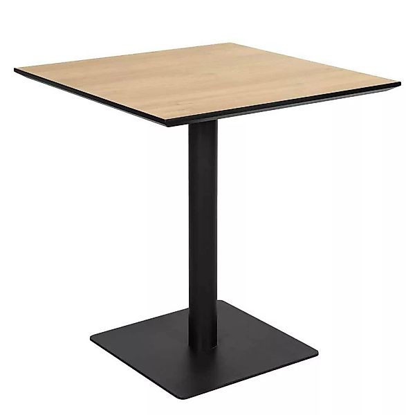 Moderner Esstisch mit Säulengestell quadratischer Tischplatte günstig online kaufen