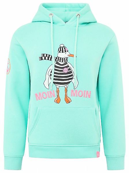 Zwillingsherz Hoodie ""Moin Moin Möwe"", mit nordischem Gruß und lustiger M günstig online kaufen