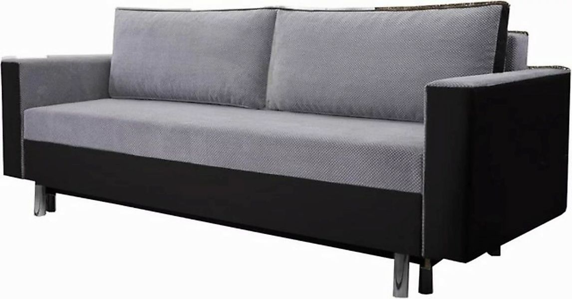 MOEBLO Schlafsofa MONACO, Bettzeugablage, Wohnzimmer, Lounge, Wohnzimmermöb günstig online kaufen