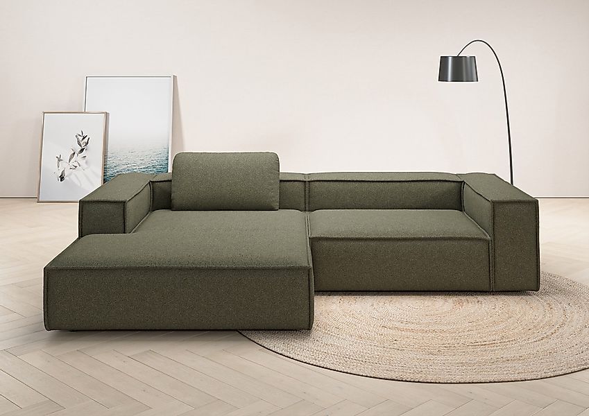 Home affaire Ecksofa "Watertown, modernes XXL L-Form, 306 cm breit" Großzüg günstig online kaufen