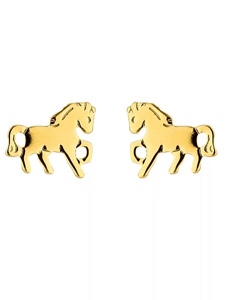 Adelia´s Paar Ohrhänger "585 Gold Ohrringe Ohrstecker Pferd", Goldschmuck f günstig online kaufen