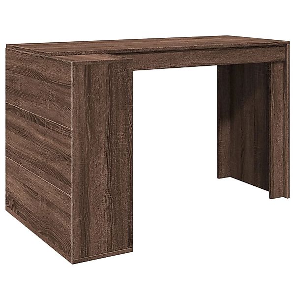 vidaXL Schreibtisch Braun Eichen-Optik 123,5x73,5x75 cm Holzwerkstoff 84798 günstig online kaufen