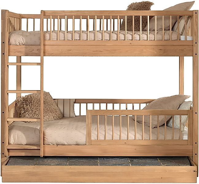 Home affaire Etagenbett "Eiche massiv, Made in Europe, langlebige Qualität" günstig online kaufen