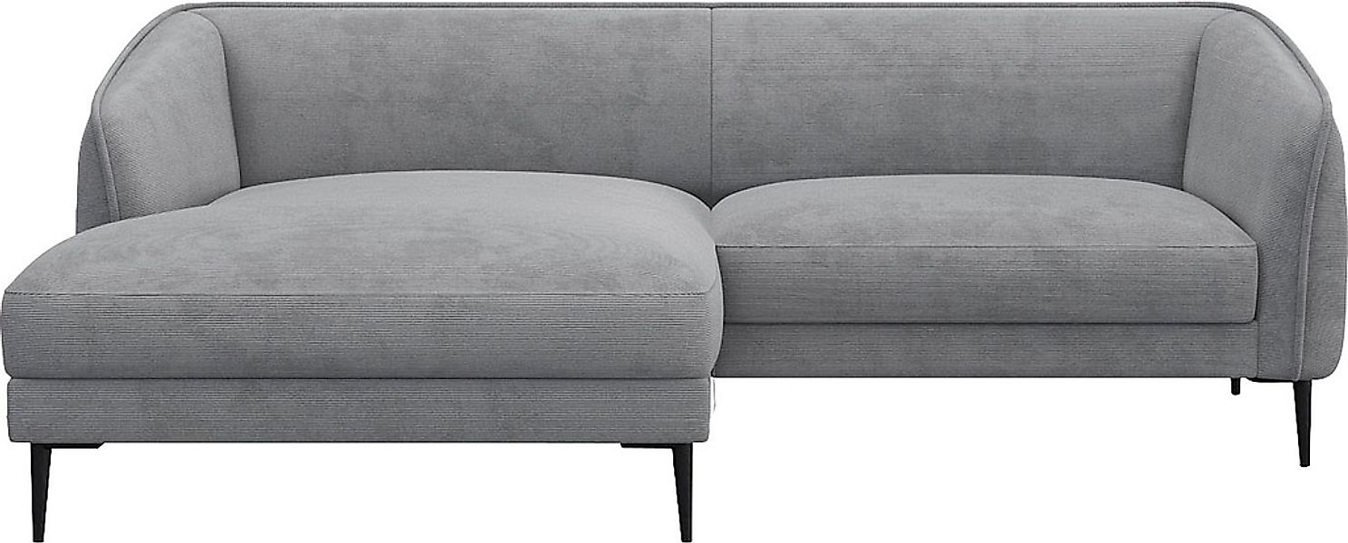 FLEXLUX Ecksofa "Belle Designsofa, bequem durch Kaltschaum im Sitz", Skandi günstig online kaufen