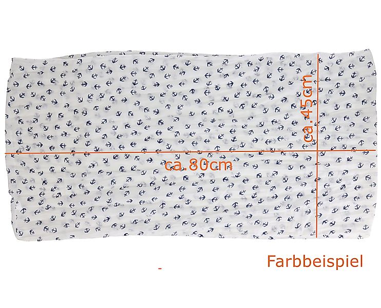 MIRROSI Loop Damen Schal mit Anker-Muster günstig online kaufen