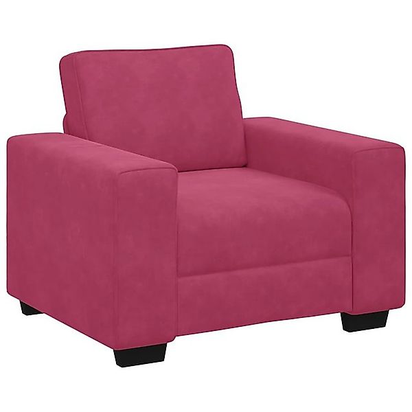 vidaXL Sofa Sessel Weinrot 60 cm Samt günstig online kaufen