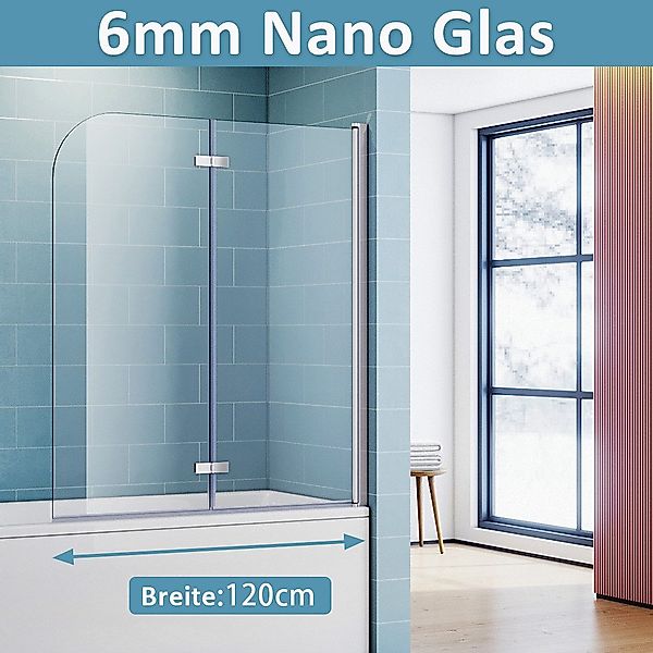 SONNI Badewannenaufsatz Duschwand für Badewanne 2-teilig günstig online kaufen