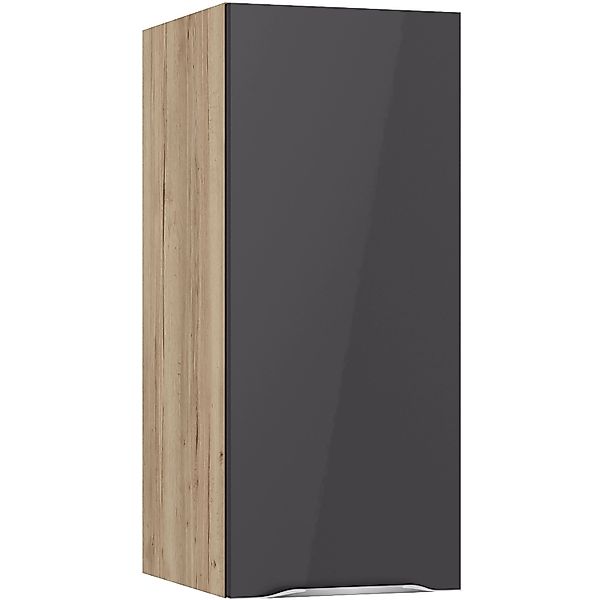 Optifit Küchen-Oberschrank Linus984 30cm x 70,4cm x 34,9cm Anthrazit-Wildei günstig online kaufen