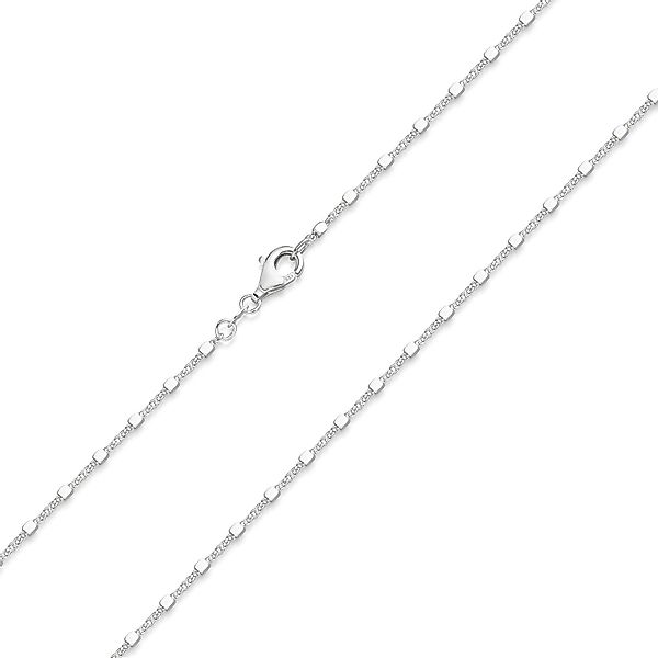 Materia Gliederkette Damen Silber Würfelkette modern günstig online kaufen