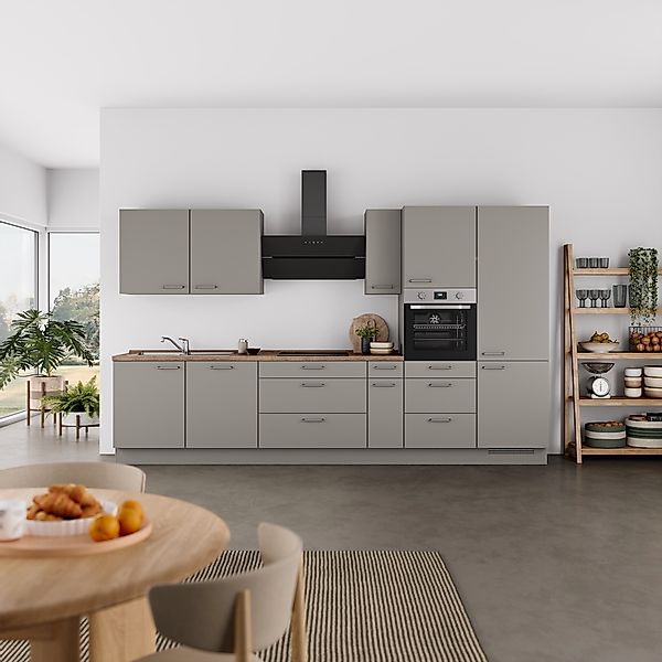 nobilia® Küchenzeile »"Laser II", Ausrichtung wählbar, Breite 360 cm« vormo günstig online kaufen