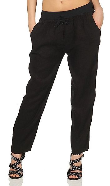 Mississhop Leinenhose Leinenhose mit Kordelzug in günstig online kaufen