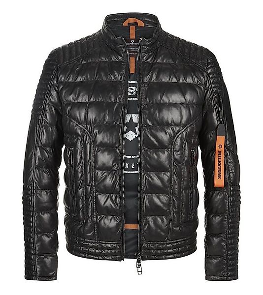 Milestone Lederjacke MSAntony gefütterte Steppjacke in Biker-Optik günstig online kaufen