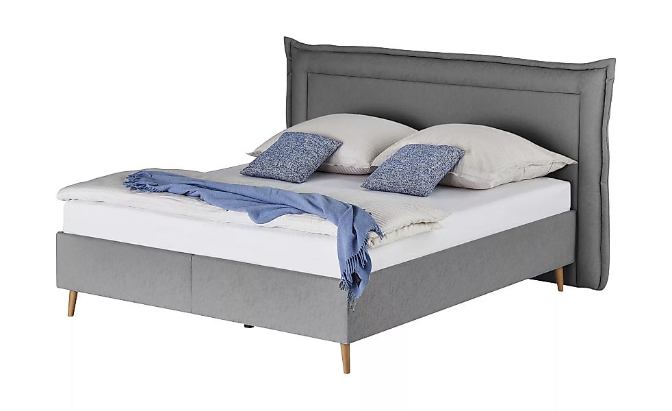 Möve Polsterbett  Fantasia - grau - 220 cm - 122 cm - Betten > Doppelbetten günstig online kaufen