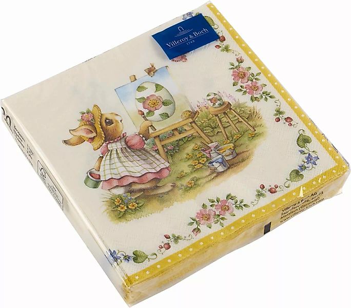 Villeroy & Boch Spring Fantasy Spring Fantasy Serviette Hasen 33 x 33 cm (m günstig online kaufen