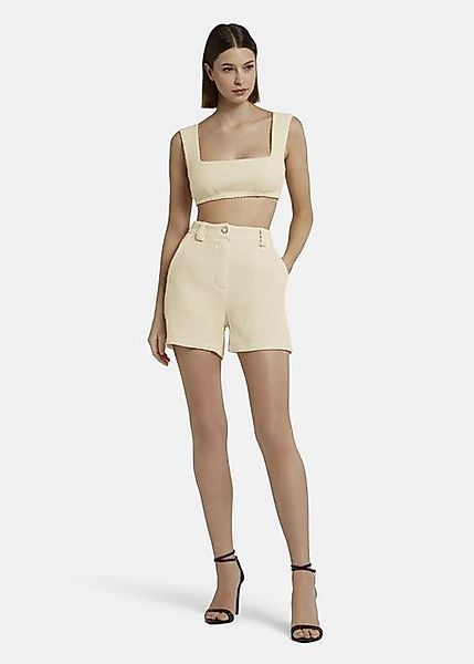 Nicowa Crop-Top JALINOWA aus italienischem Boucle-Stoff günstig online kaufen