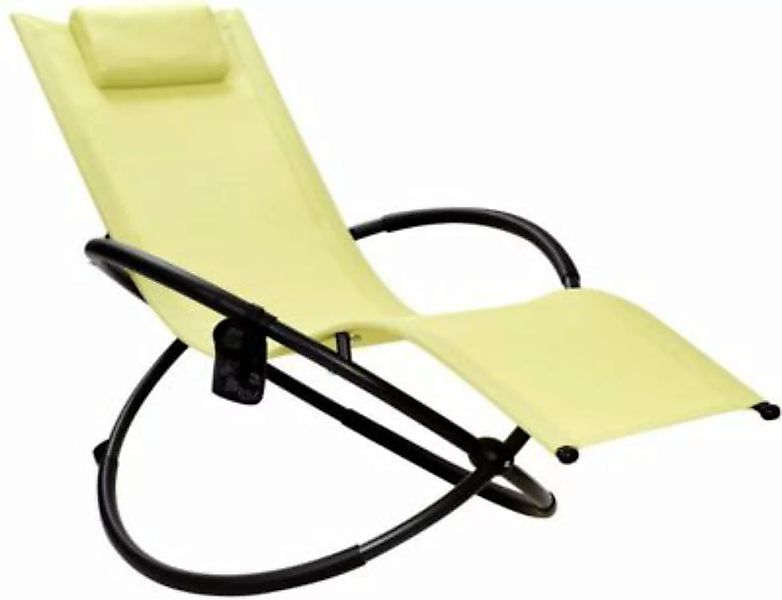 COSTWAY® Liegestuhl klappbar Relaxliege mit Kopfstütze grün günstig online kaufen