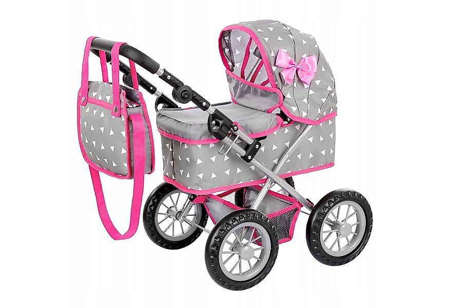 kinderplay Puppenwagen Puppenwagen ab 2 Jahre – verstellbar & klappbar – fü günstig online kaufen