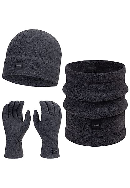 Indicode Fleecemütze INGjert (Set, 3-St) Winter-Accessoire-Set günstig online kaufen