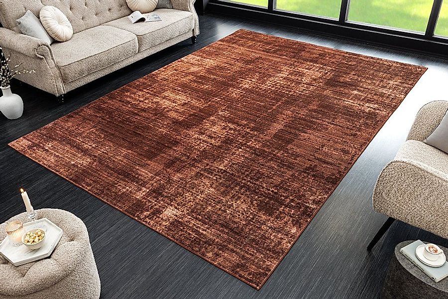 riess-ambiente Designteppich SOFT TOUCH 230x160cm kupfer braun · Indoor Kur günstig online kaufen