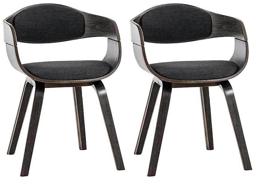 CLP Esszimmerstuhl Kingston Stoff (2er Set), günstig online kaufen