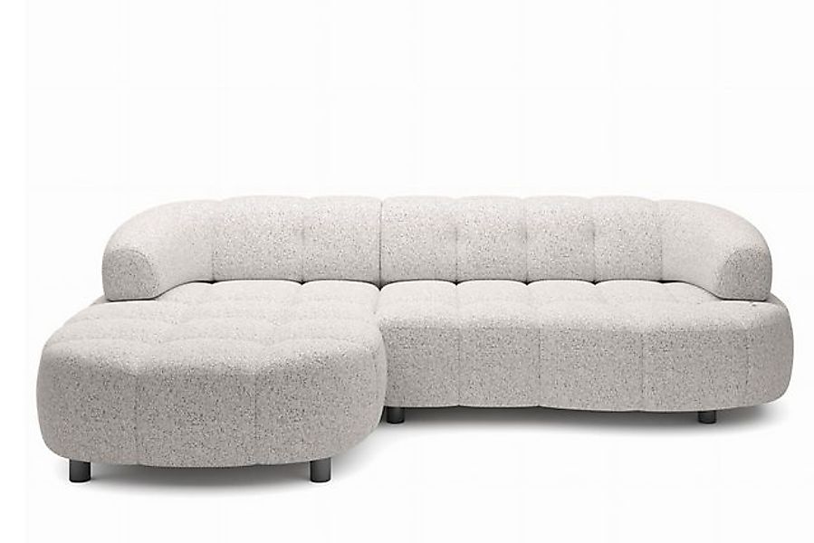 Friderik-EU Ecksofa VELPA S Elektrisch Ausfahrbar, Holzbeine, Puente Stoff günstig online kaufen