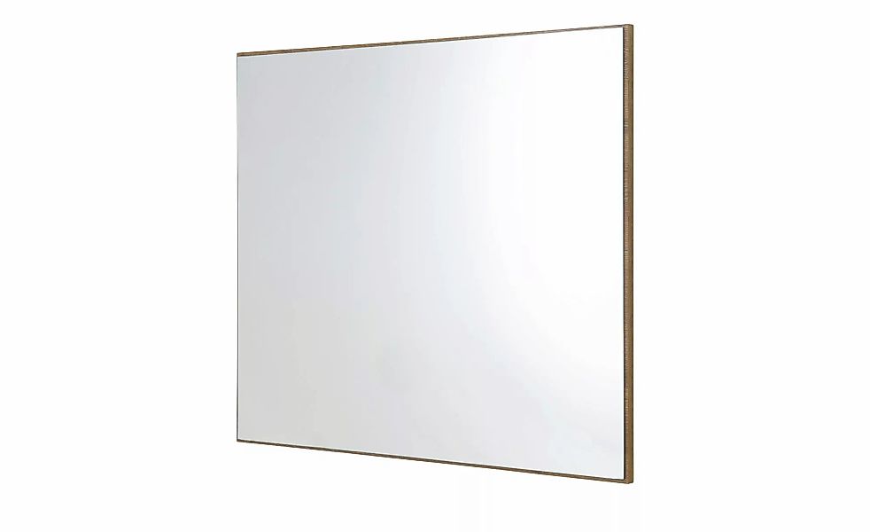 Spiegel 80 x 70 cm Medebach ¦ holzfarben ¦ Glas,Aluminium,Holzwerkstoff ¦ M günstig online kaufen
