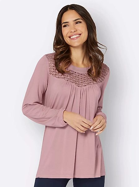 Classic Basics Spitzenshirt "Langarm-Shirt", (1 tlg.) günstig online kaufen