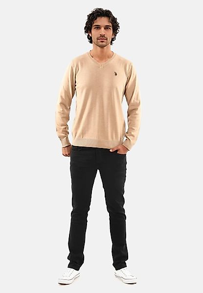 U.S. Polo Assn. V-Ausschnitt-Pullover Pullover USPhil – Herren V-Neck Class günstig online kaufen