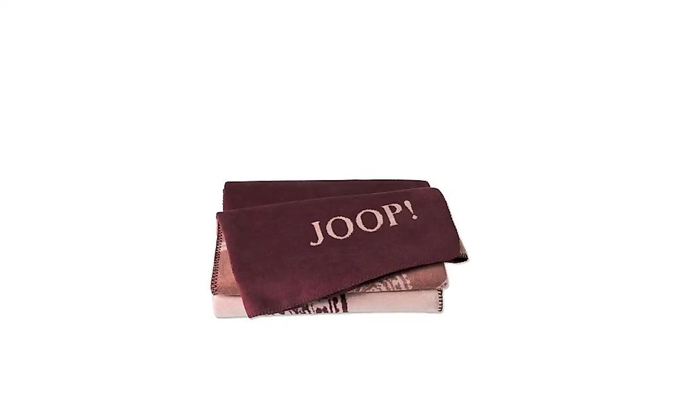 JOOP! Wohndecke   ¦ rot ¦ 100% Baumwolle ¦ Maße (cm): B: 150 H: 1 Dekokisse günstig online kaufen