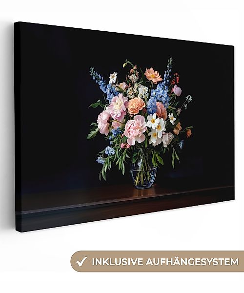 OneMillionCanvasses® Leinwandbild Pastell - Blumen - günstig online kaufen