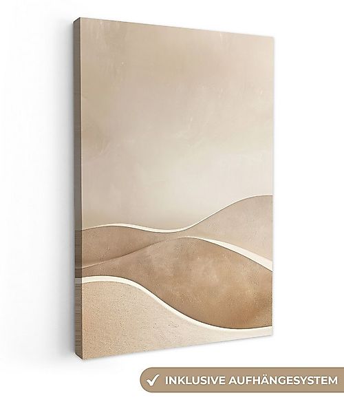 OneMillionCanvasses® Leinwandbild Beige - Natur - Abstrakt - Modern, Fotodr günstig online kaufen