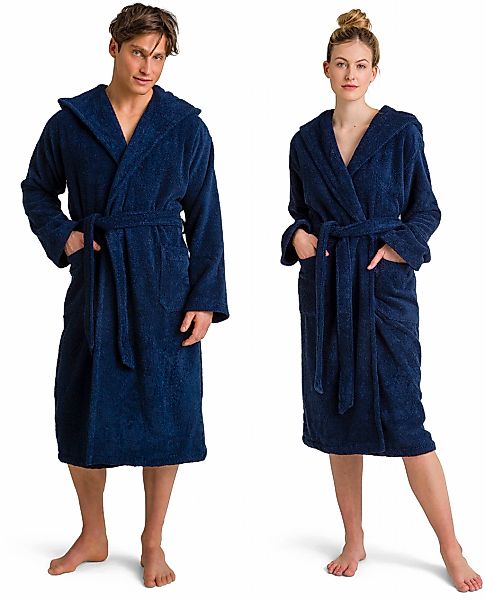 Möve Unisex-Bademantel "Superwuschel Kapuze, ideal für Sauna & Spa, Hotelba günstig online kaufen