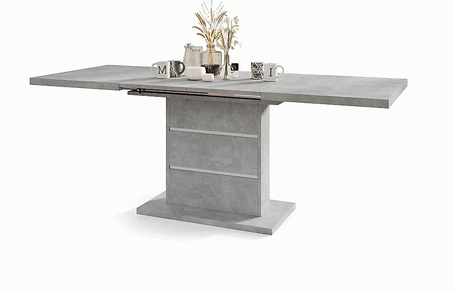 Mazzoni Esstisch Design Piano Tisch Beton günstig online kaufen