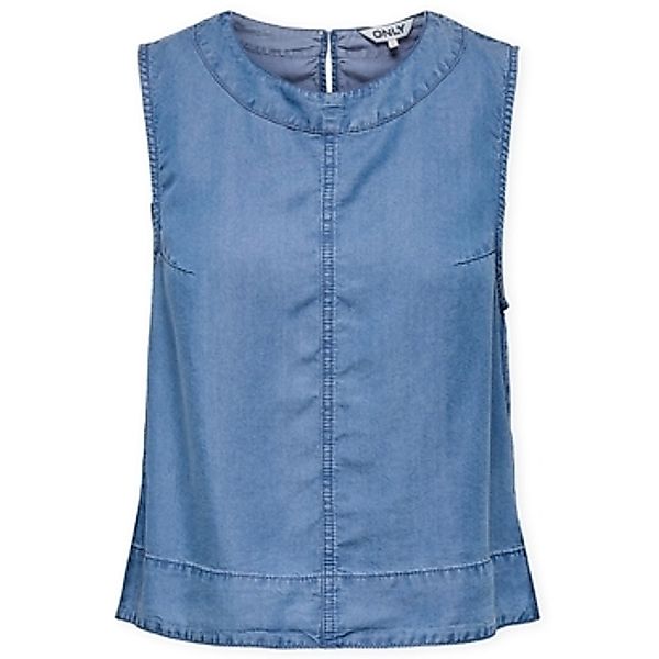 Only  Blusen Top Pema-Dorsi - Medium Blue Denim günstig online kaufen