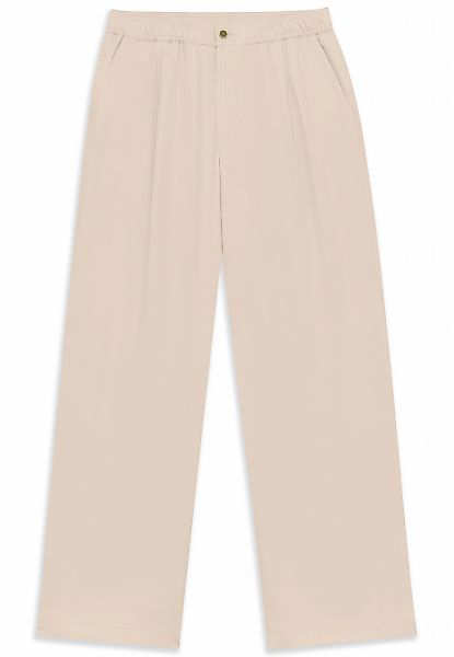 bugatti Bundfaltenhose "Loose Fit" natural linen mix günstig online kaufen