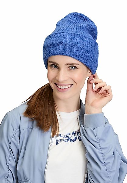 Cartoon Strickmütze "Cartoon Damen Mütze unifarben", Struktur günstig online kaufen