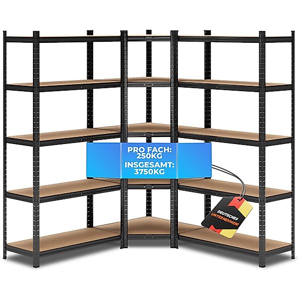 ALL Schwerlastregal Eckregal, 1x 180x70x40cm + günstig online kaufen