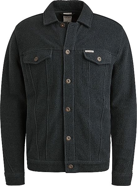 Cast Iron Overshirt Terry Navy - Größe M günstig online kaufen