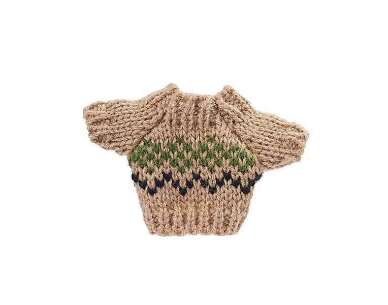 HobbyFun Wichtel Miniatur Pullover, natur-gemustert - günstig online kaufen