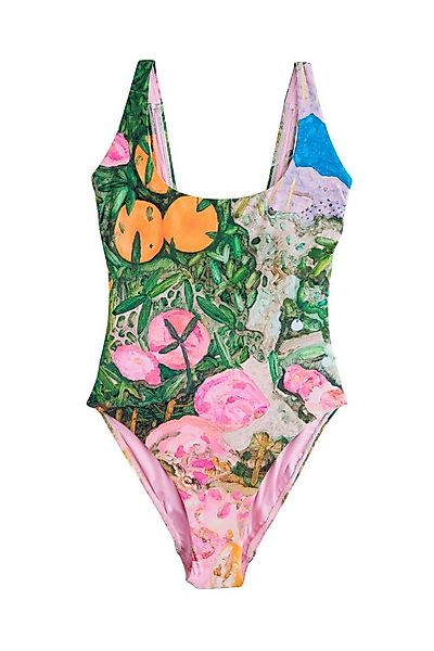 Next Badeanzug Bauchformender Badeanzug mit U-Ausschnitt (1-St) günstig online kaufen