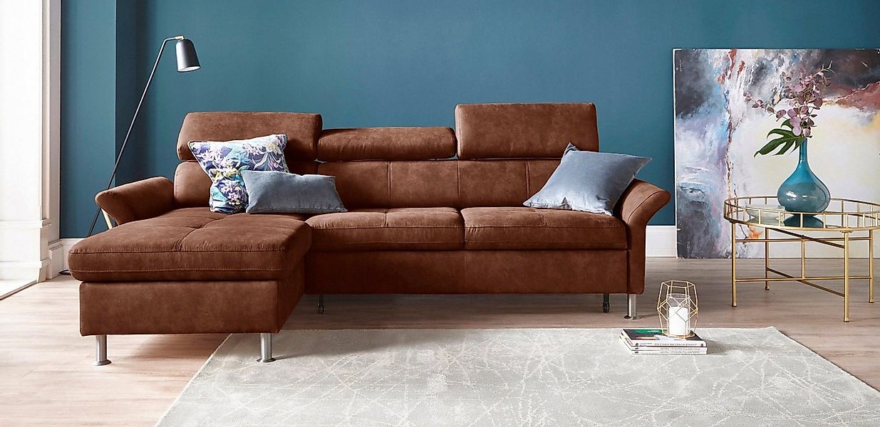 exxpo - sofa fashion Ecksofa "Maretto, bequem und komfortabel, L-Form", ink günstig online kaufen