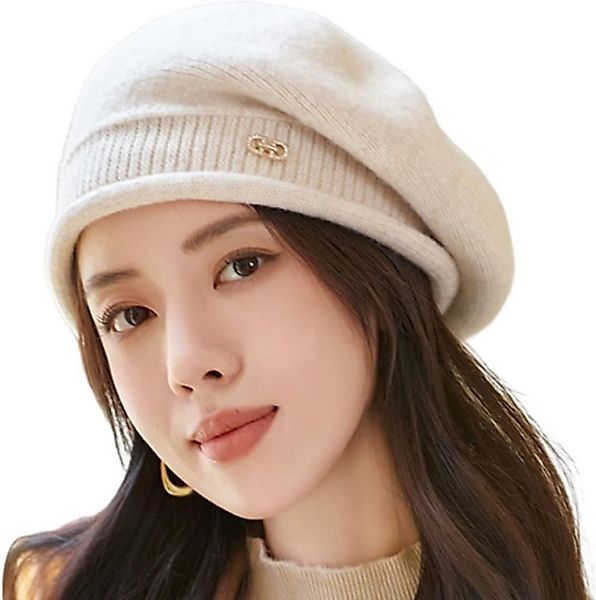 Bextsrack Strickmütze Winter Damen Strickmütze, Freizeit Beanie, warme Stri günstig online kaufen