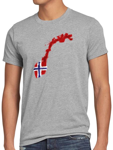 style3 T-Shirt Flagge Norwegen Fußball Sport günstig online kaufen