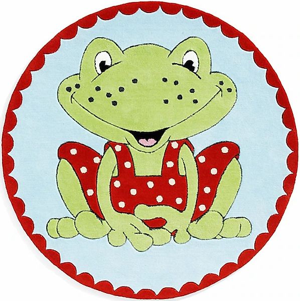 SPIEGELBURG GARDEN Kinderteppich »GA-1335«, rund, 10 mm Höhe, Konturenschni günstig online kaufen