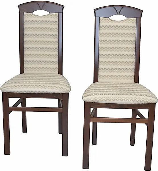 HOFMANN LIVING AND MORE 4-Fußstuhl »Polsterstuhl«, (Set), 2 St., Polyester günstig online kaufen