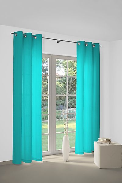 Wirth Vorhang "WirthNatur" Ösen 1 Stk. tlg. 1-lagig günstig online kaufen