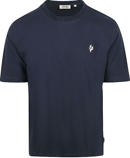 Shiwi T-Shirt Finn Coral Navy - Größe L günstig online kaufen