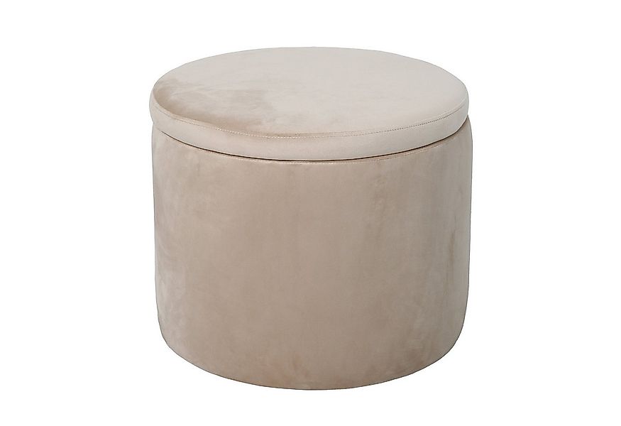 SVITA Hocker AMBER, Mit Stauraum, Sitzhocker, mit abnehmbarem Deckel, Ø 44 günstig online kaufen