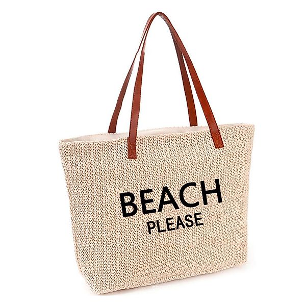 ZEUOPQ Strandtasche Große Damen Korbtasche Schultertasche günstig online kaufen
